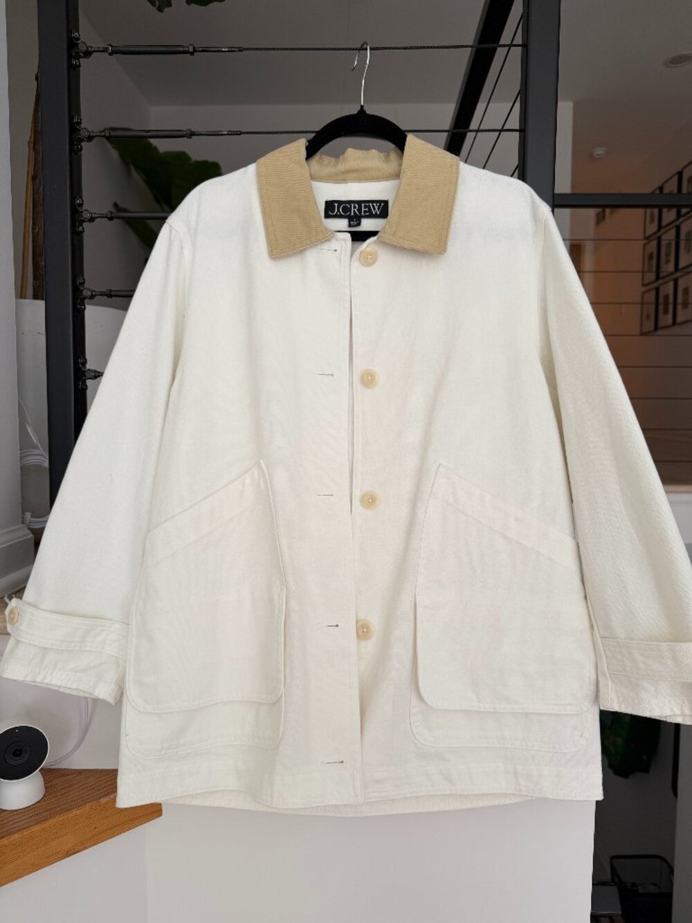 J.Crew Barn Jacket Ivory - Small